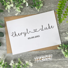 Load image into Gallery viewer, Personalised Wedding Day Card-7-The Persnickety Co