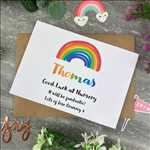 Load image into Gallery viewer, Good Luck At Nursery Rainbow Card-5-The Persnickety Co