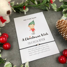 Load image into Gallery viewer, A Christmas Wish - Nephew Wish Bracelet