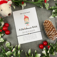 Load image into Gallery viewer, A Christmas Wish - Daughter Wish Bracelet-The Persnickety Co