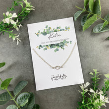 Load image into Gallery viewer, Bridesmaid Proposal Gift - Knot Necklace