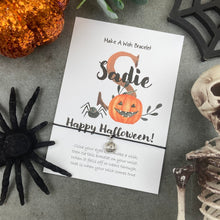 Load image into Gallery viewer, Happy Halloween Wish Bracelet