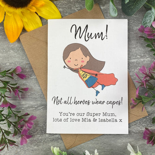 Mother's Day Super Heroes Mum Card-The Persnickety Co