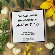 Load image into Gallery viewer, You Became An Auntie Soy Wax Melt Box-The Persnickety Co
