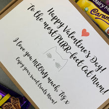 Load image into Gallery viewer, Personalised Cat Mum Valentines Day Chocolate Box