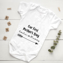 Load image into Gallery viewer, Personalised First Mother's Day Bib and Vest