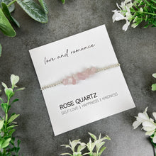 Load image into Gallery viewer, Rose Quartz Beaded Bracelet
