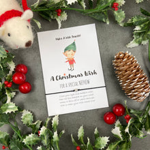 Load image into Gallery viewer, A Christmas Wish - Nephew Wish Bracelet-The Persnickety Co