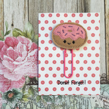 Load image into Gallery viewer, Felt Donut Paper Clip