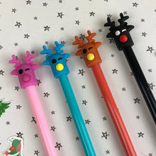 Load image into Gallery viewer, Winking Reindeer Gel Pen-2-The Persnickety Co
