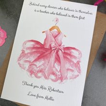 Load image into Gallery viewer, Dance Teacher Thank You Card-7-The Persnickety Co