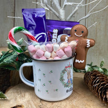 Load image into Gallery viewer, Christmas Mug - Rabbit Wreath