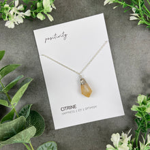 Load image into Gallery viewer, Citrine Necklace - Positivity