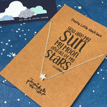 Load image into Gallery viewer, You Are My Sun My Moon And All Of My Stars Necklace-2-The Persnickety Co
