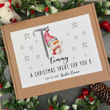 Load image into Gallery viewer, Personalised Snow boy Initial - Sweet Box-The Persnickety Co