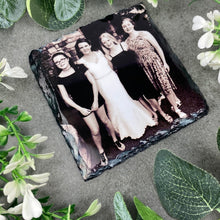 Load image into Gallery viewer, £5.00 Special Offer! Personalised Slate Coaster - Black and White