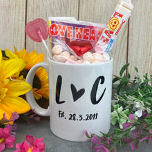 Load image into Gallery viewer, Personalised Couples Initial Mug