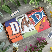 Load image into Gallery viewer, Happy Father&#39;s Day Personalised Chocolate Bar-The Persnickety Co
