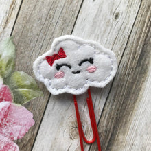 Load image into Gallery viewer, Felt Cloud Paper Clip-4-The Persnickety Co