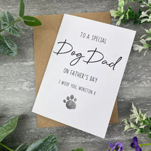Load image into Gallery viewer, Special Dog Dad On Father's Day Card