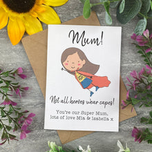 Load image into Gallery viewer, Mother's Day Super Heroes Mum Card