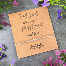Load image into Gallery viewer, Friends Like You Are Precious And Few Beaded Bracelet-9-The Persnickety Co