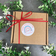 Load image into Gallery viewer, 24 Rainbow Valentine Stickers