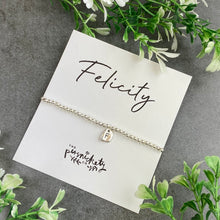Load image into Gallery viewer, Initial Beaded Bracelet-6-The Persnickety Co