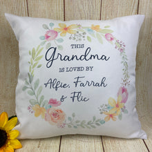 Load image into Gallery viewer, Personalised Grandma Cushion