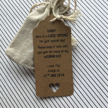 Load image into Gallery viewer, Lucky Sixpence Gift Bag For Dad-3-The Persnickety Co