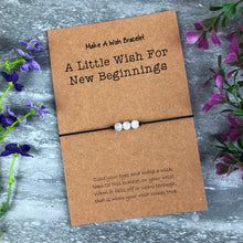 Load image into Gallery viewer, A Little Wish For New Beginnings Wish Bracelet-5-The Persnickety Co