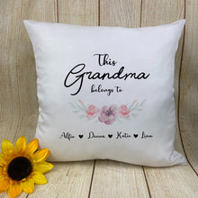 Load image into Gallery viewer, Grandma Personalised  Cushion
