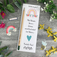 Load image into Gallery viewer, Teacher Gift - Sprout Pencil, Bloomin' Marvellous Teacher
