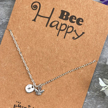 Load image into Gallery viewer, Bee Happy Necklace-4-The Persnickety Co