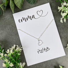 Load image into Gallery viewer, Dainty Heart Necklace - Personalized Name