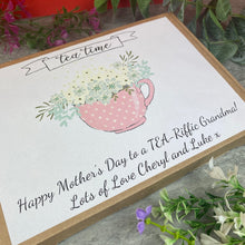 Load image into Gallery viewer, Mother's Day Personalised Tea and Biscuit Box