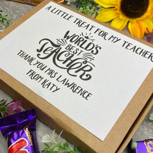 Load image into Gallery viewer, World's Best Teacher - Chocolate Box-8-The Persnickety Co