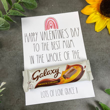 Load image into Gallery viewer, Rainbow Happy Valentine's Chocolate Gift