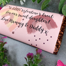 Load image into Gallery viewer, Personalised Sweet Daughter Valentine Chocolate Bar