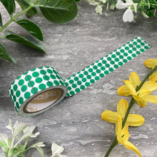 Load image into Gallery viewer, Green Spot Nordic Washi Tape
