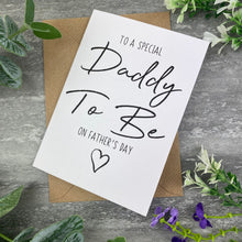 Load image into Gallery viewer, Daddy To Be Father's Day Card