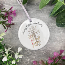 Load image into Gallery viewer, Merry Christmas - Personalised Cute Deer Hanging Decoration-The Persnickety Co