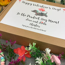 Load image into Gallery viewer, Personalised Pawfect Dog Dad/Mum Valentines Sweet Box