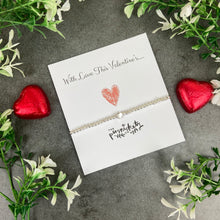 Load image into Gallery viewer, Valentine's Beaded Bracelet