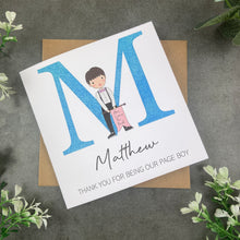 Load image into Gallery viewer, Page Boy Thank You Card