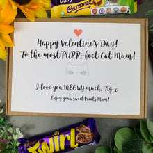 Load image into Gallery viewer, Personalised Cat Mum Valentines Day Chocolate Box