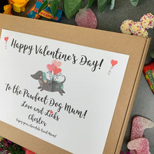 Load image into Gallery viewer, Personalised Pawfect Dog Dad/Mum Valentines Sweet Box