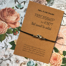 Load image into Gallery viewer, Friendship Is A Knot That Cannot Be Untied-The Persnickety Co