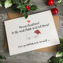 Load image into Gallery viewer, Merry Christmas To The Most PURR-fect Cat Mum/Dad Card-8-The Persnickety Co