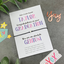 Load image into Gallery viewer, Exam Congratulations - Graduation Star Wish Bracelet